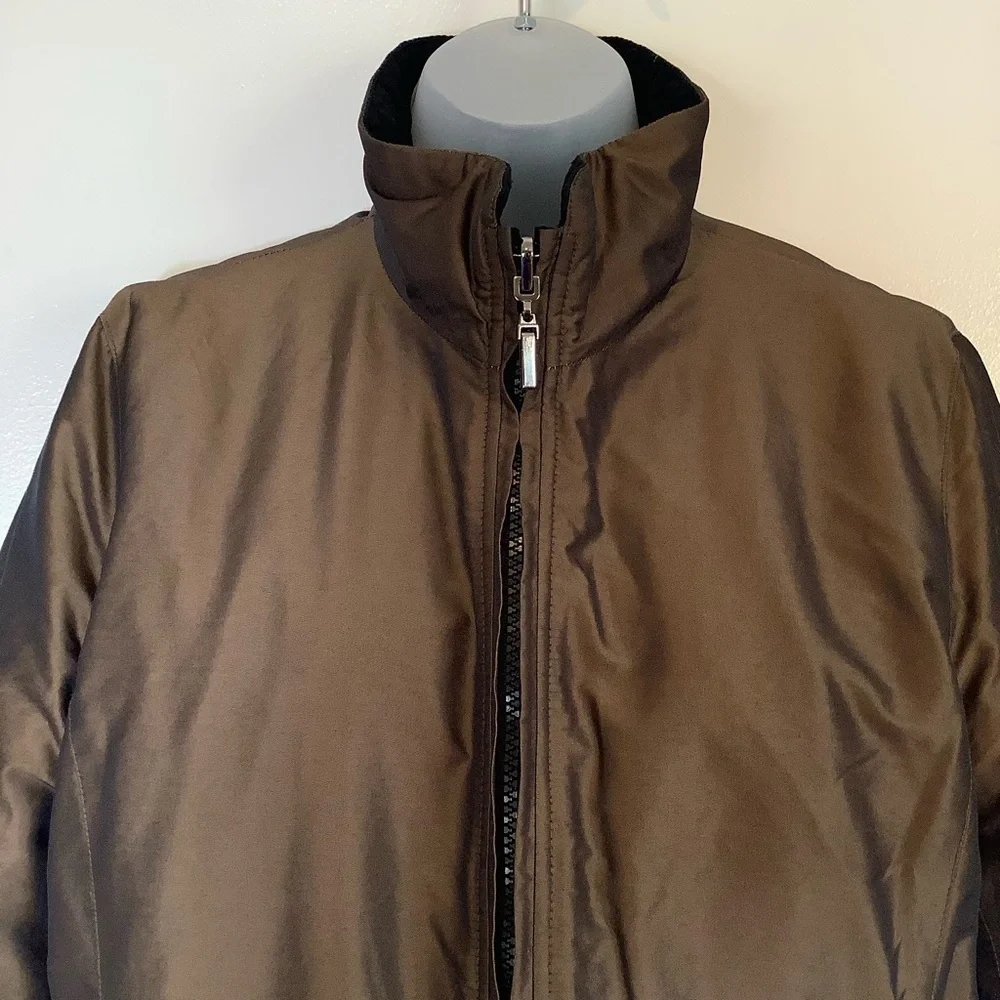 Talbots Convertible Quilted Lightweight Jacket size Medium Full Zip - Picture 9 of 10